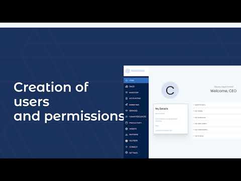 Creation of users and permissions | Curiosity Marketplace